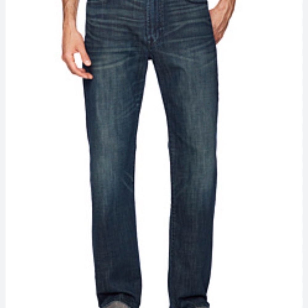 Lucky Brand Men's Dark Blue Relaxed Jeans New 38